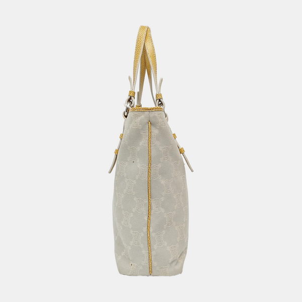 Canvas Top Handle Bag Gray