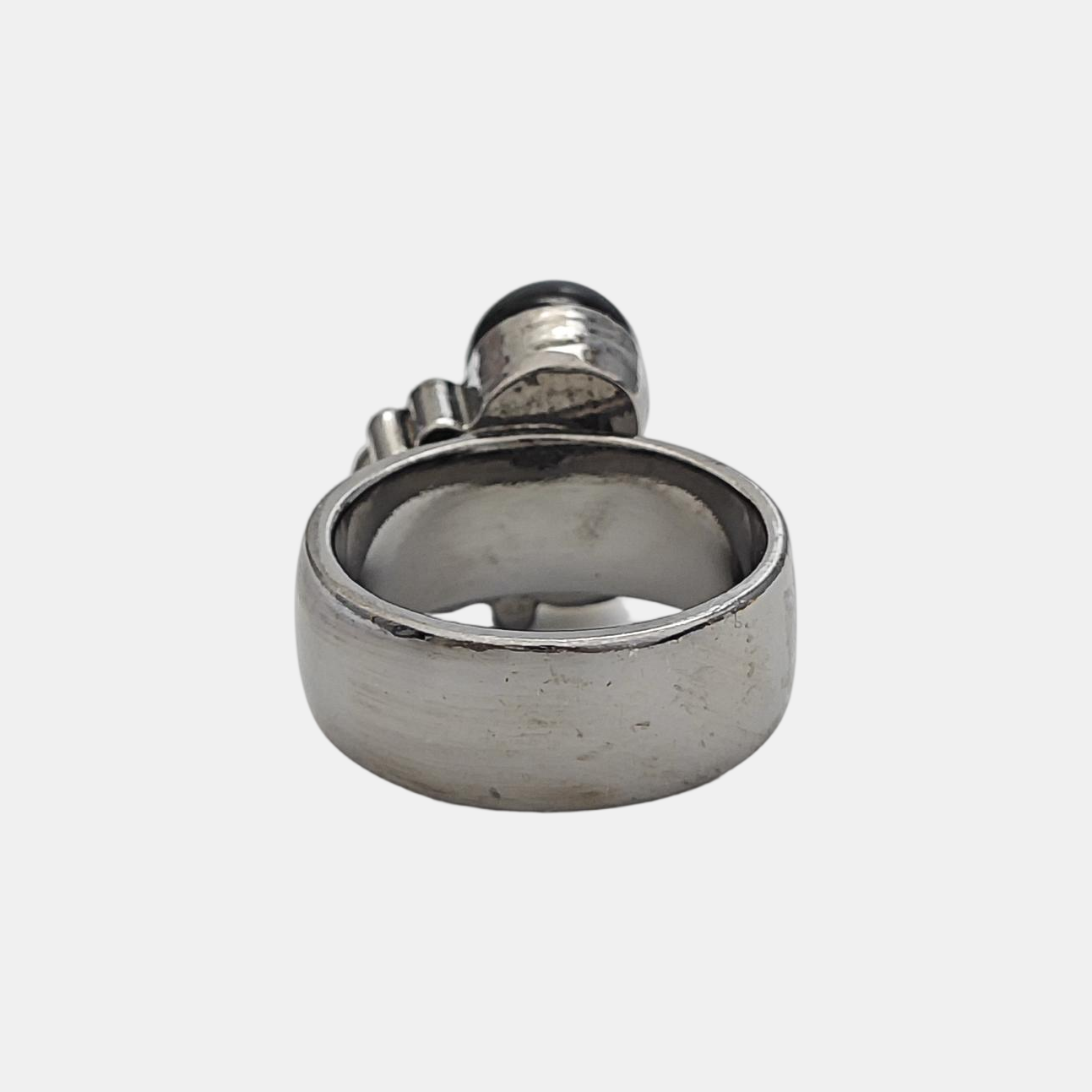 Metal Black Ring EU 53