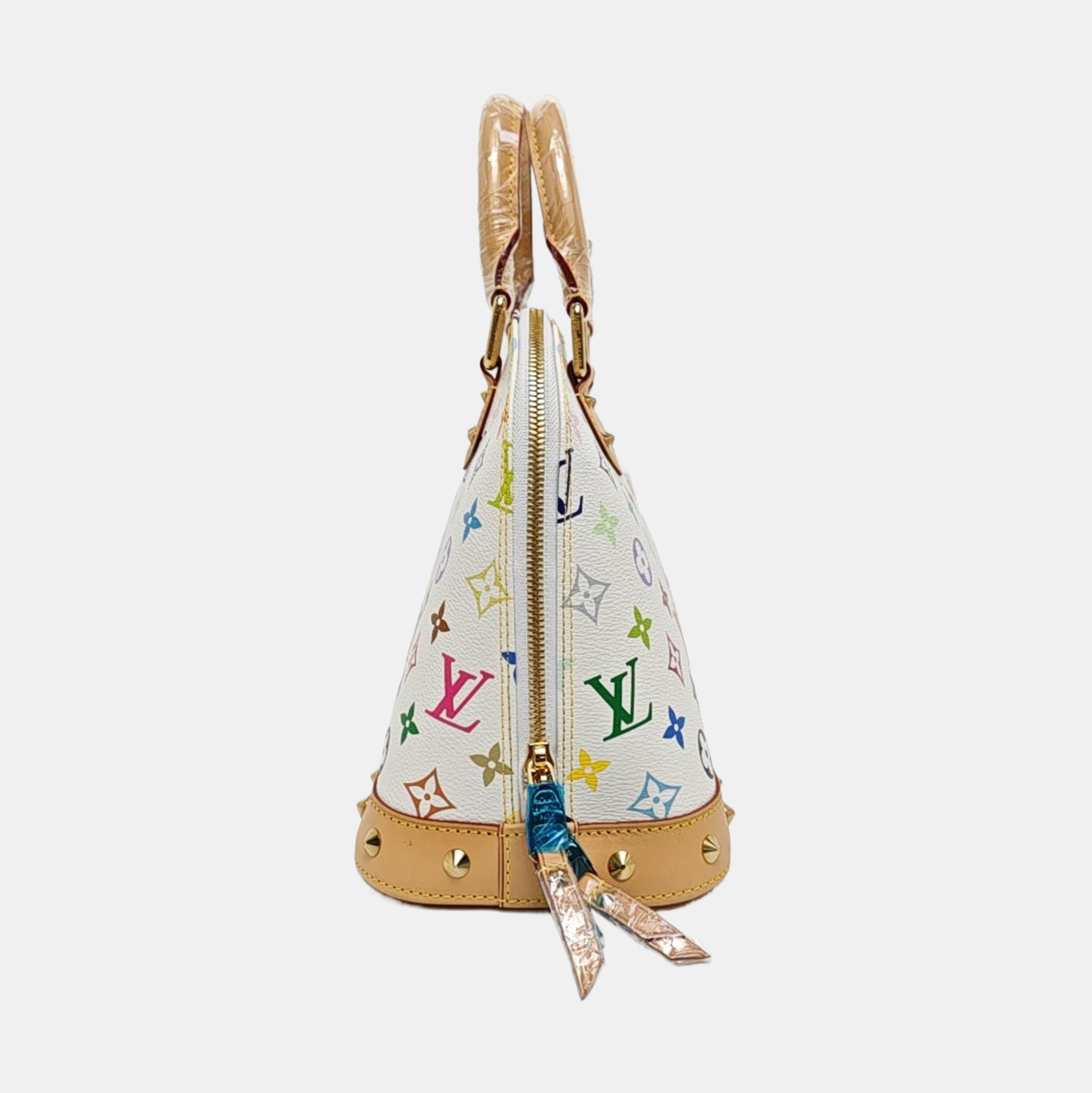 LV × TM ALMA PM Monogram Coated Canvas White