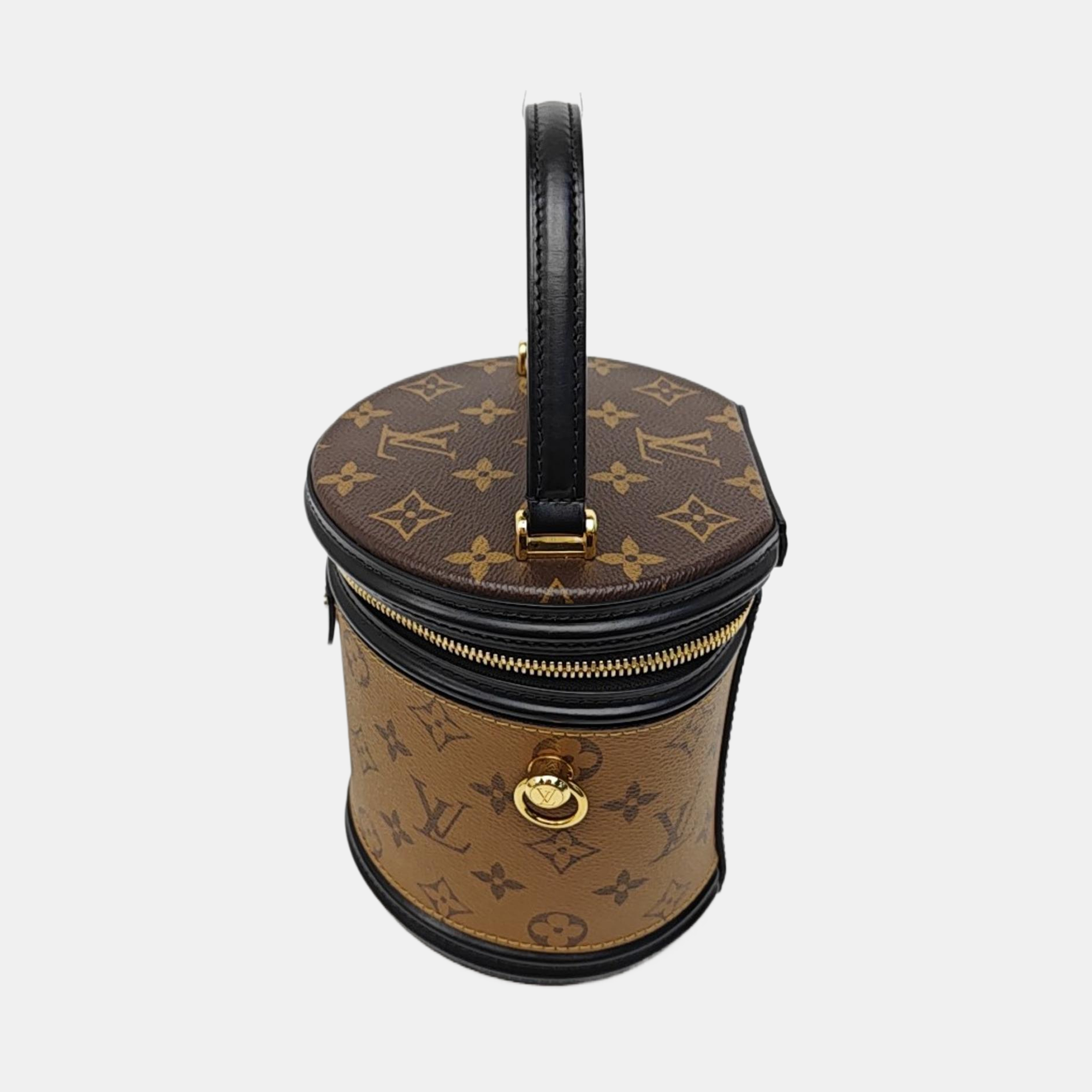 CANNES PM Monogram Coated Canvas Brown