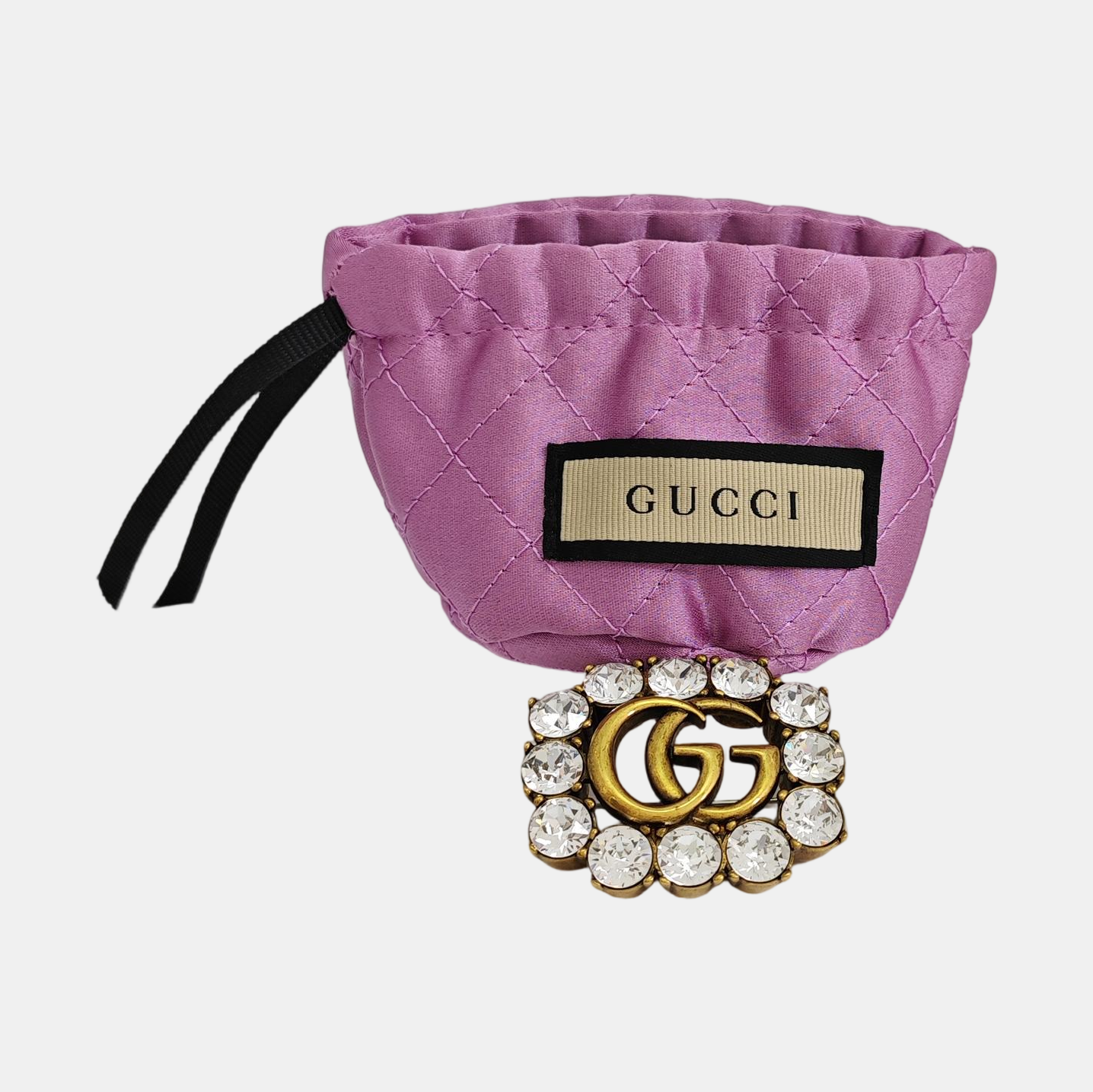 GG Running Metal Gold Brooch
