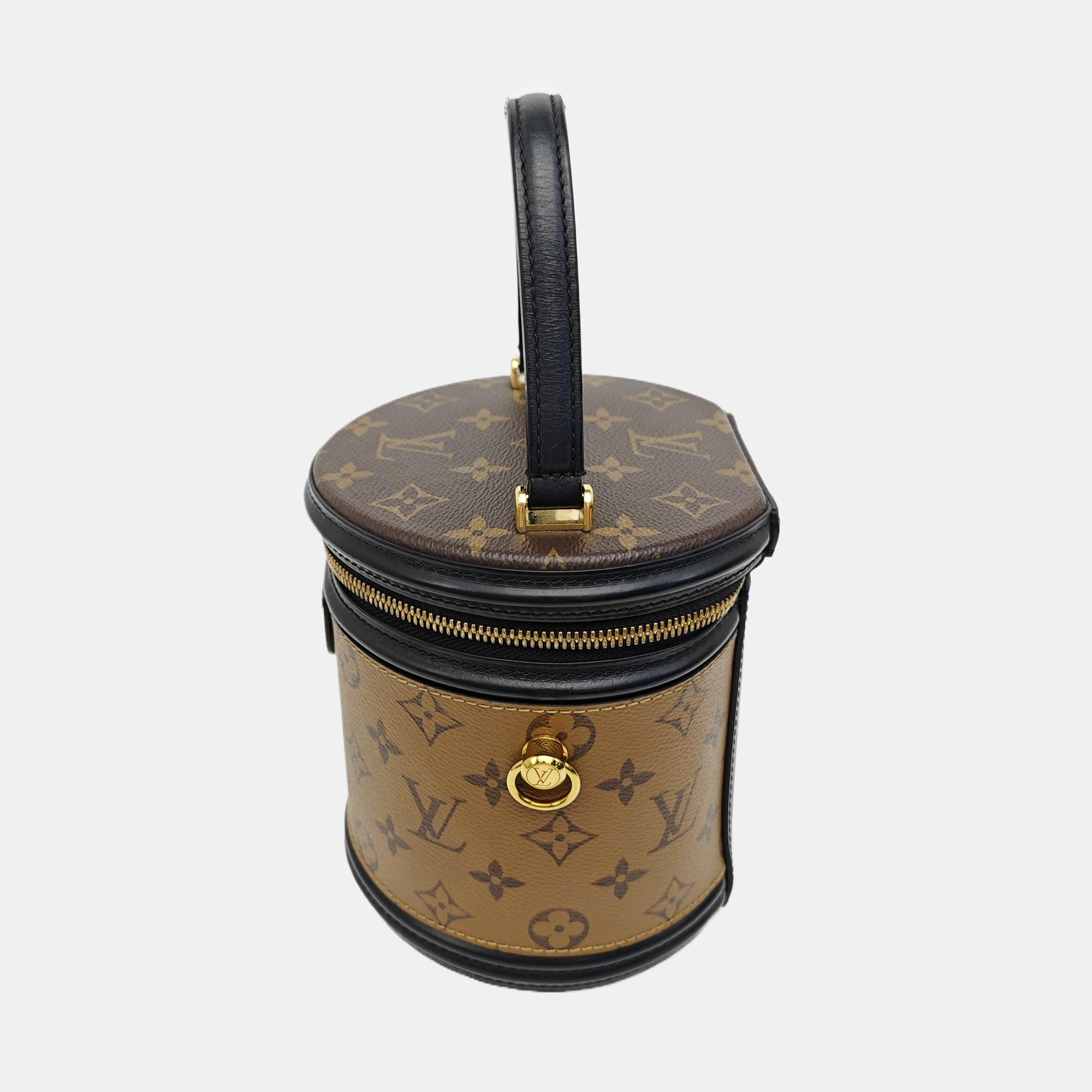 CANNES PM Monogram Coated Canvas Brown