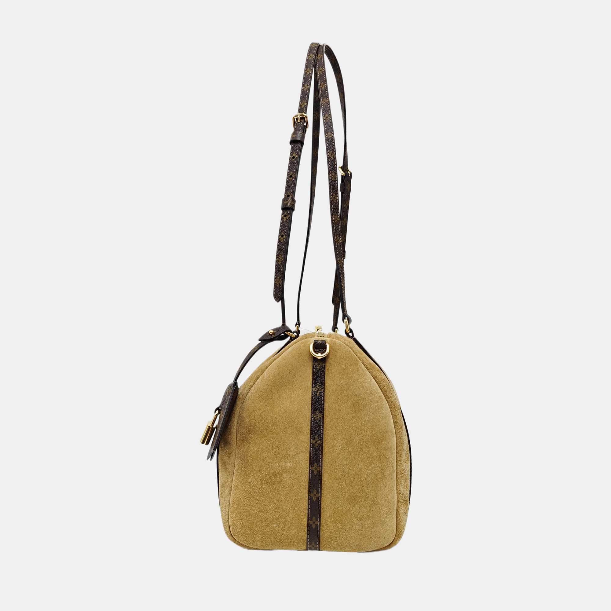 EXPRESS MM Monogram Suede Beige