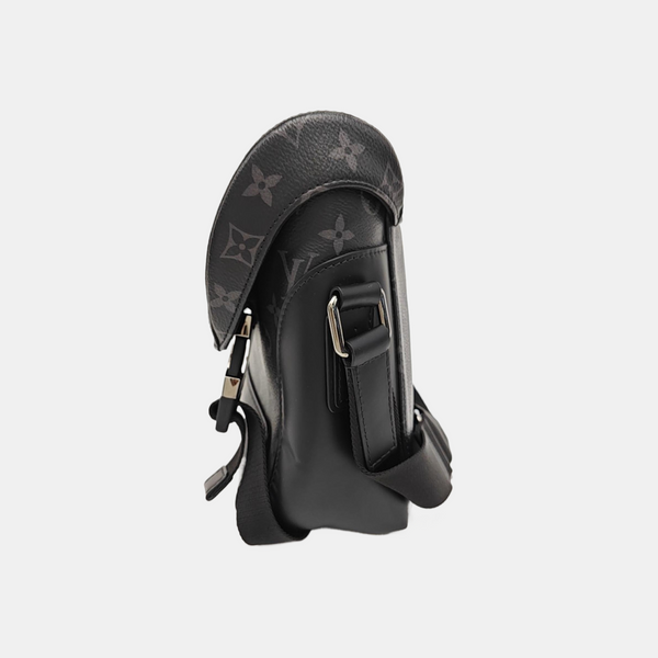 VOYAGER PM Monogram Coated Canvas Black