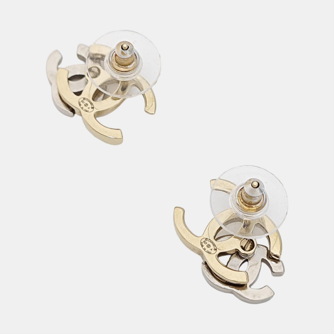 Metal Gold Stud Earrings