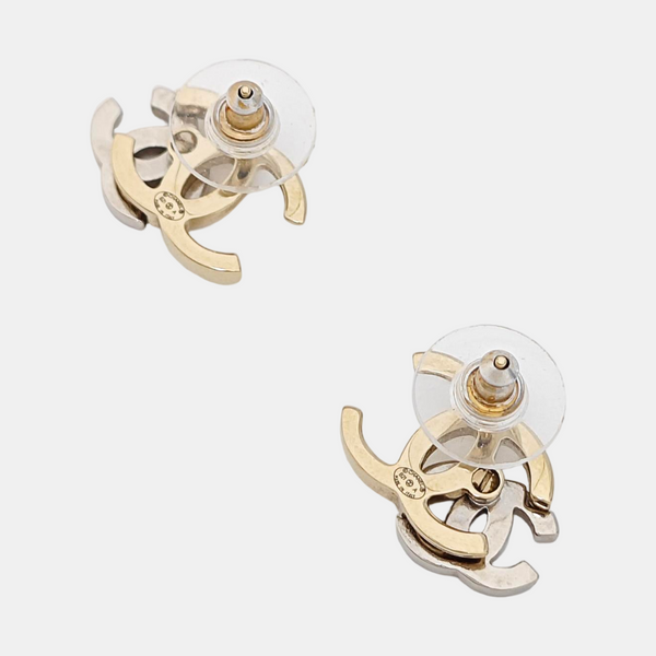 Metal Gold Stud Earrings