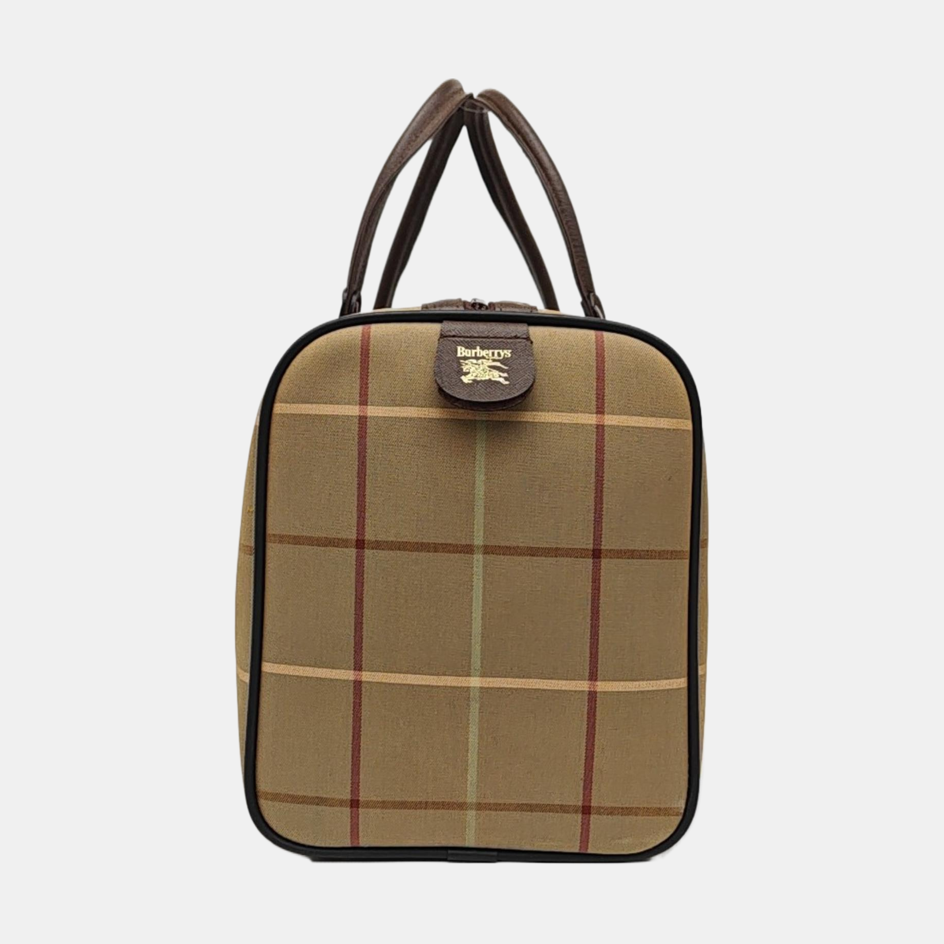 Canvas Top Handle Bag Brown