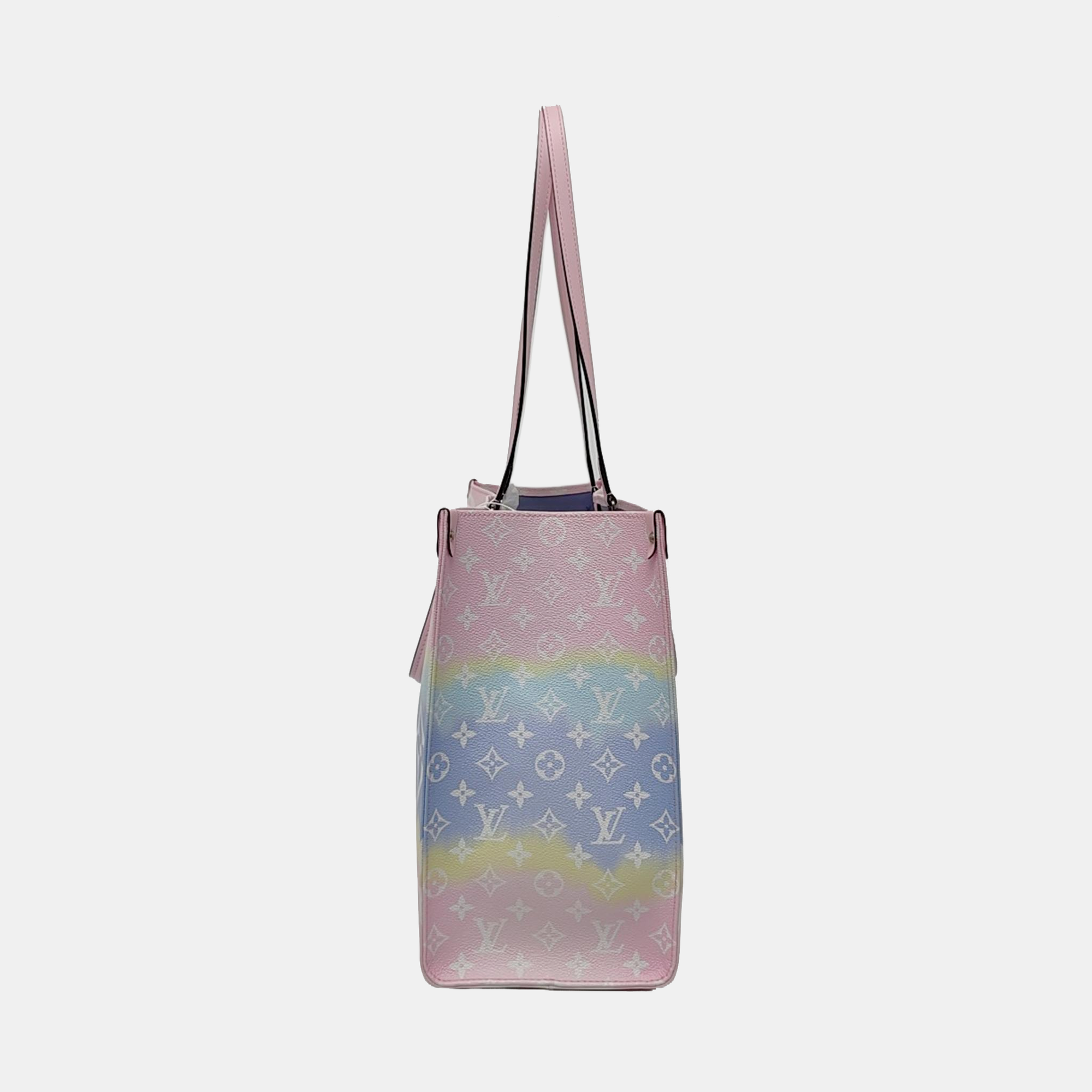 ONTHEGO GM Monogram Coated Canvas Pink