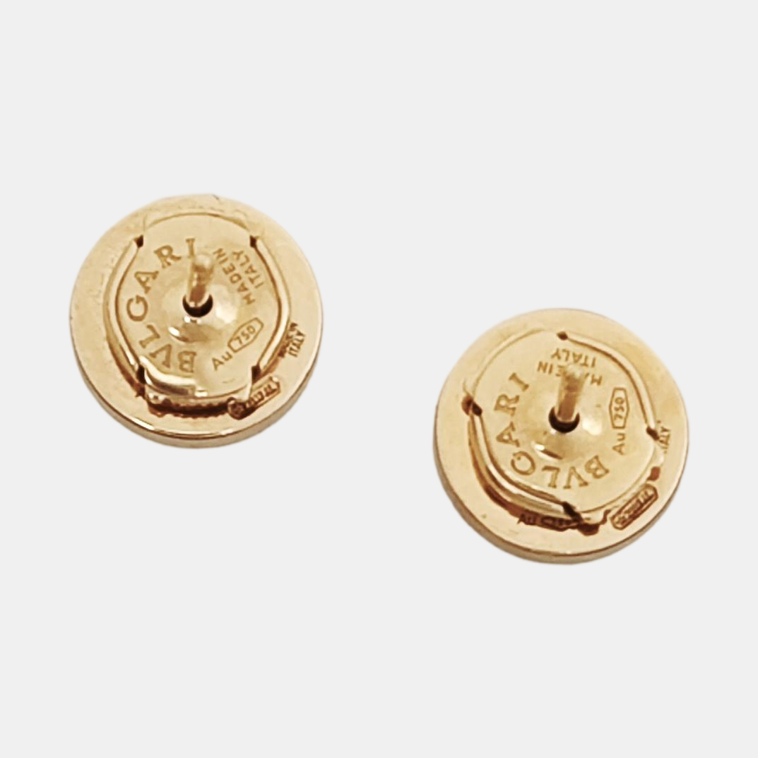BVLGARI BVLGARI 18k Gold Rose Gold Stud Earrings