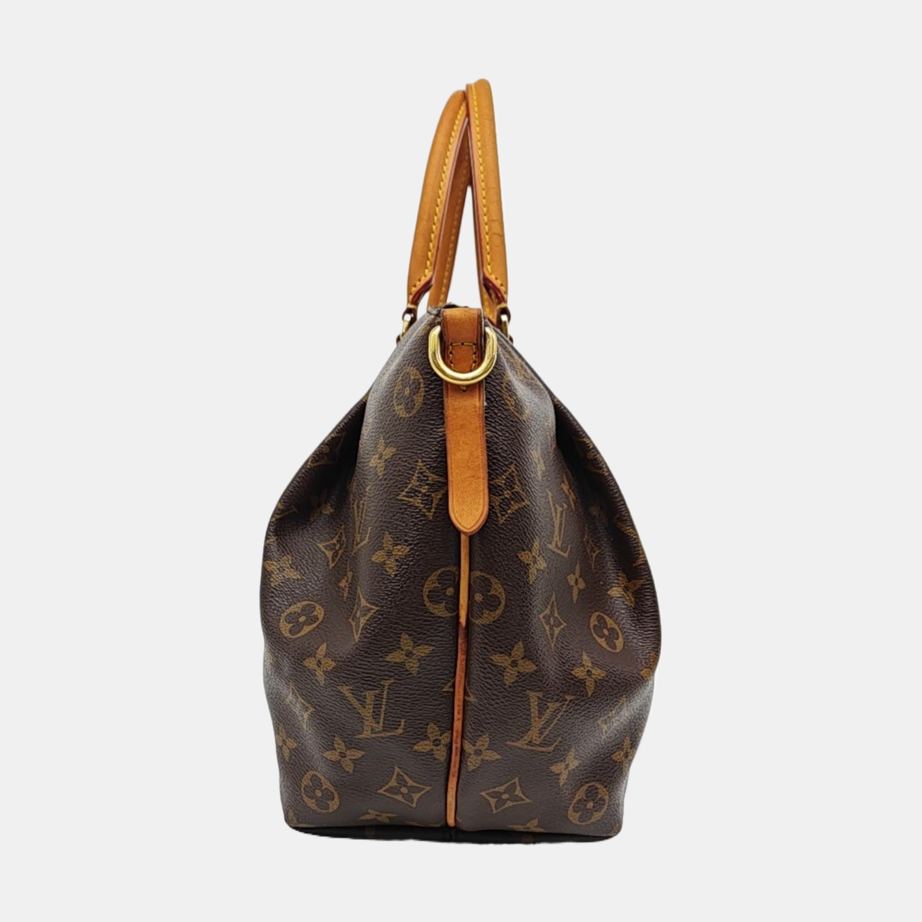 TURENNE PM Monogram Coated Canvas Brown