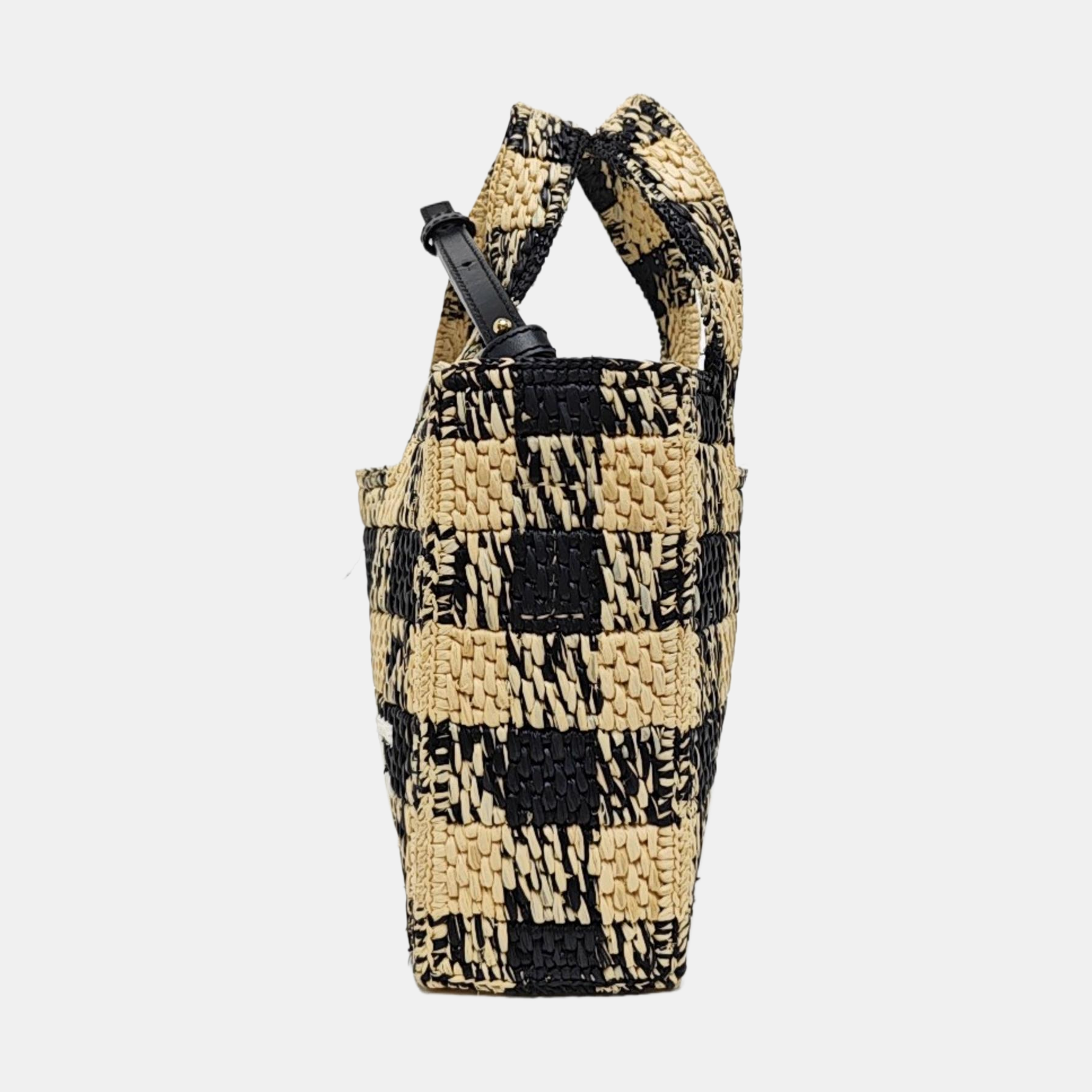 Font Tote Mini Straw Multicolor