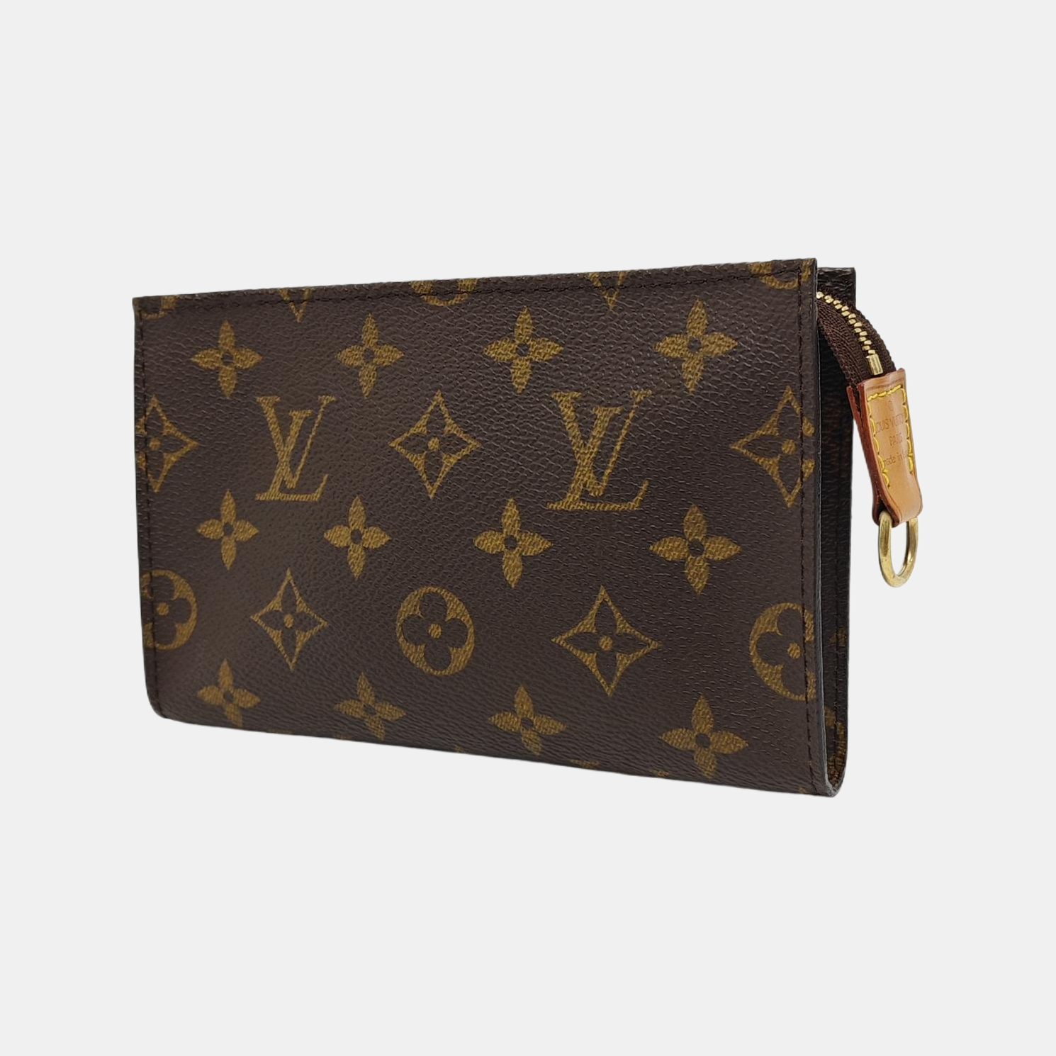 BUCKET Monogram Coated Canvas Brown