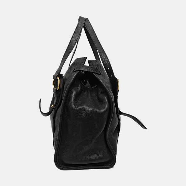 Calfskin Tote Bag Black