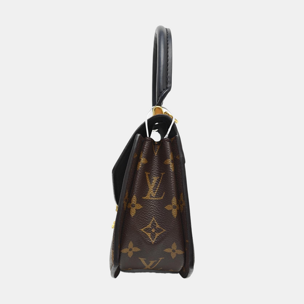 Monogram Coated Canvas Shoulder Bag Super Mini Brown