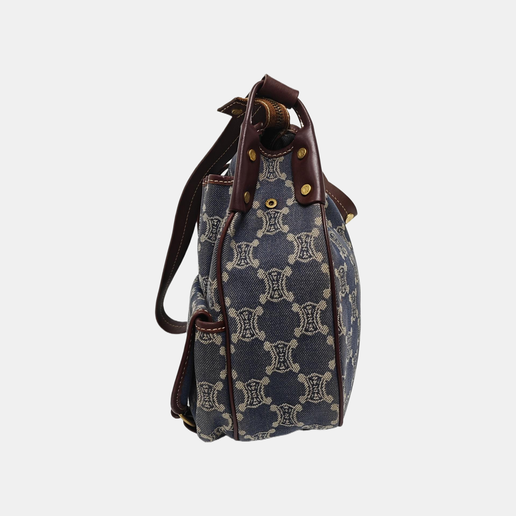 Canvas Shoulder Bag Blue