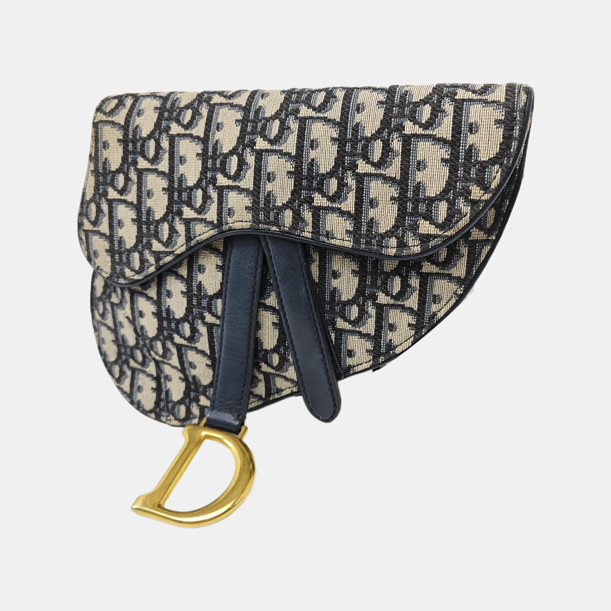 Saddle Mini Oblique Fabric Blue