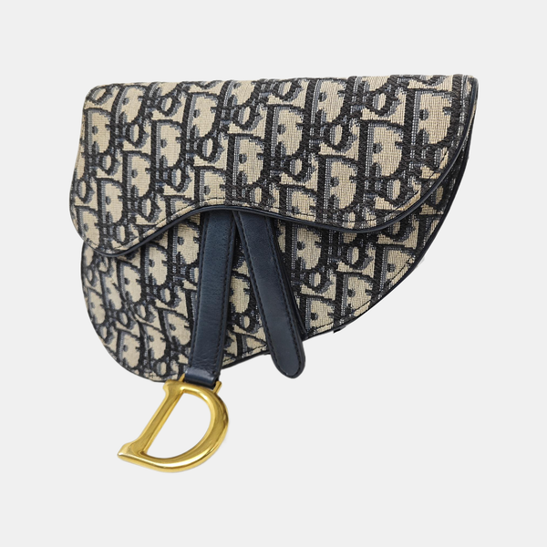 Saddle Mini Oblique Fabric Blue