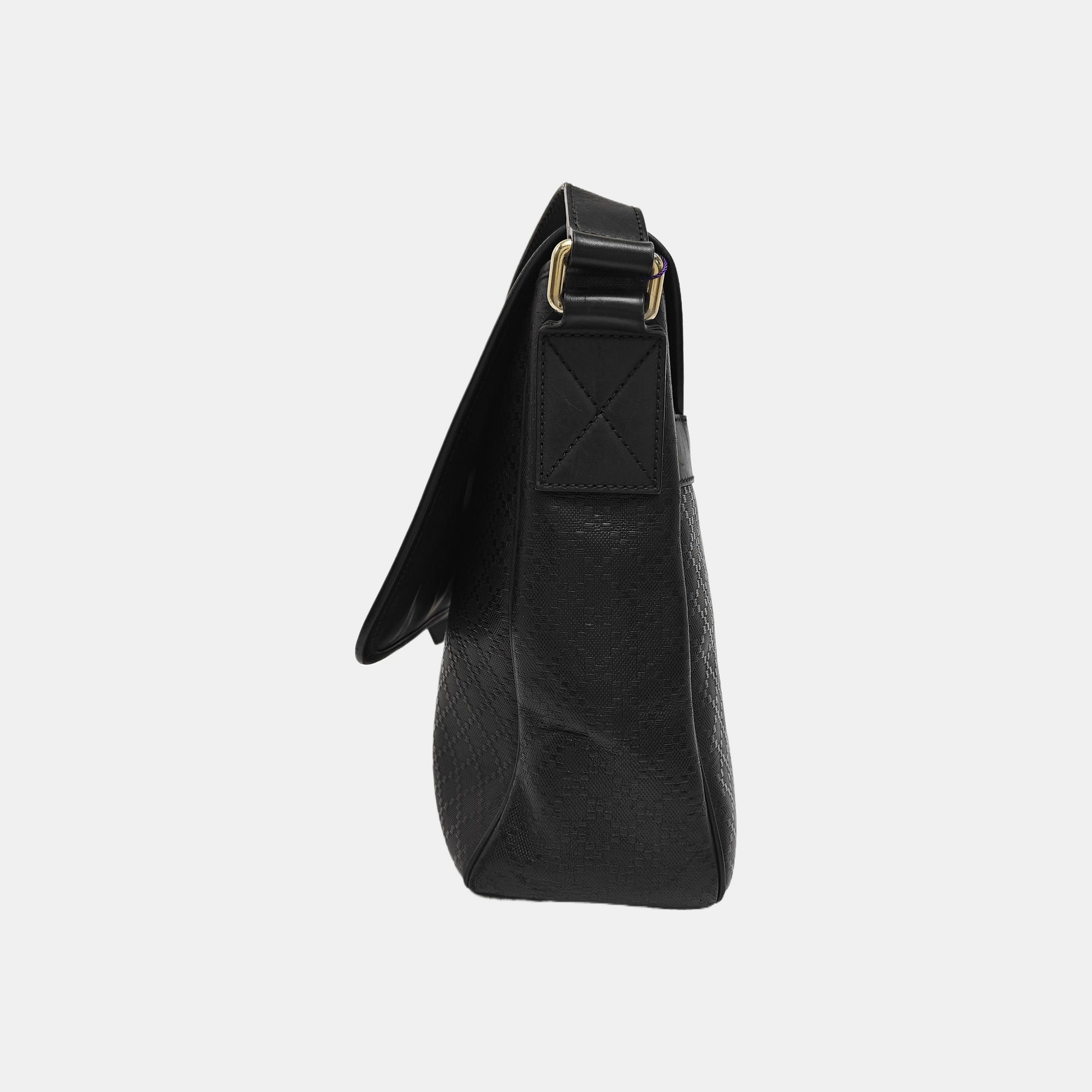 GG Imprime Calfskin Black