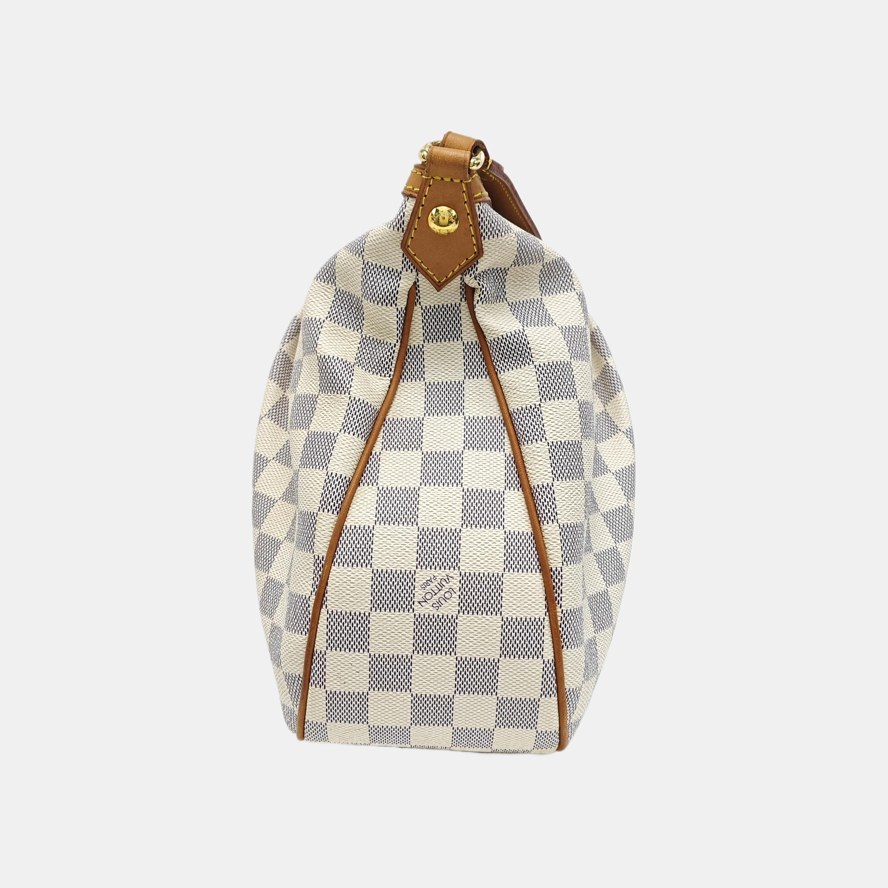 SIRACUSA MM Damier Azur Coated Canvas White