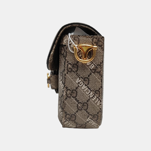 The Hacker Project Mini Monogram Coated Canvas Gray