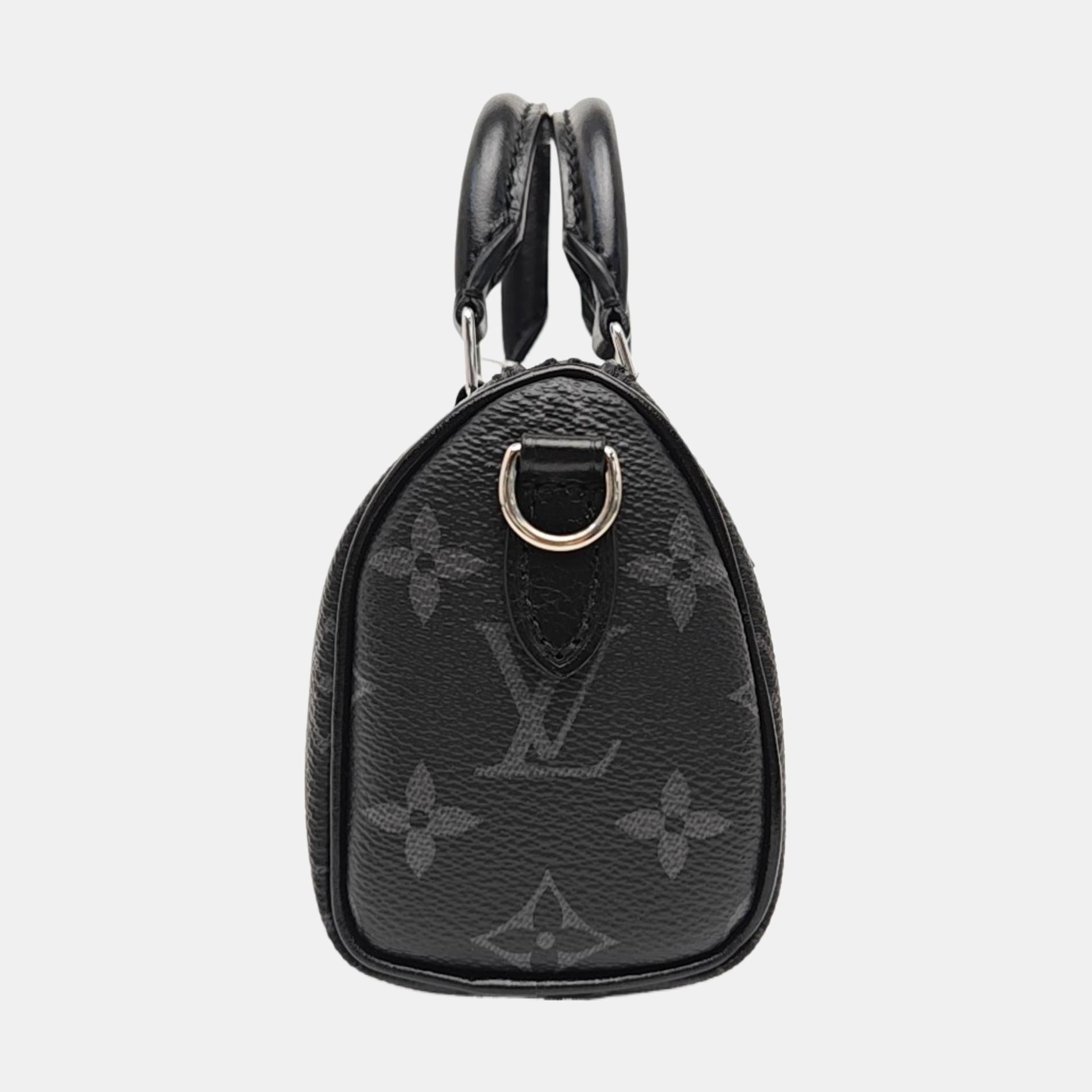 SPEEDY Monogram Coated Canvas Black