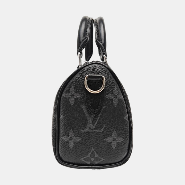 SPEEDY Monogram Coated Canvas Black