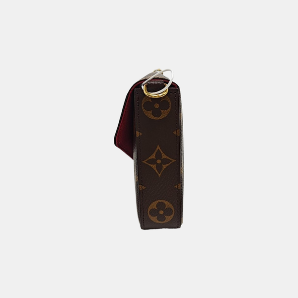 FÉLICIE Monogram Coated Canvas Brown