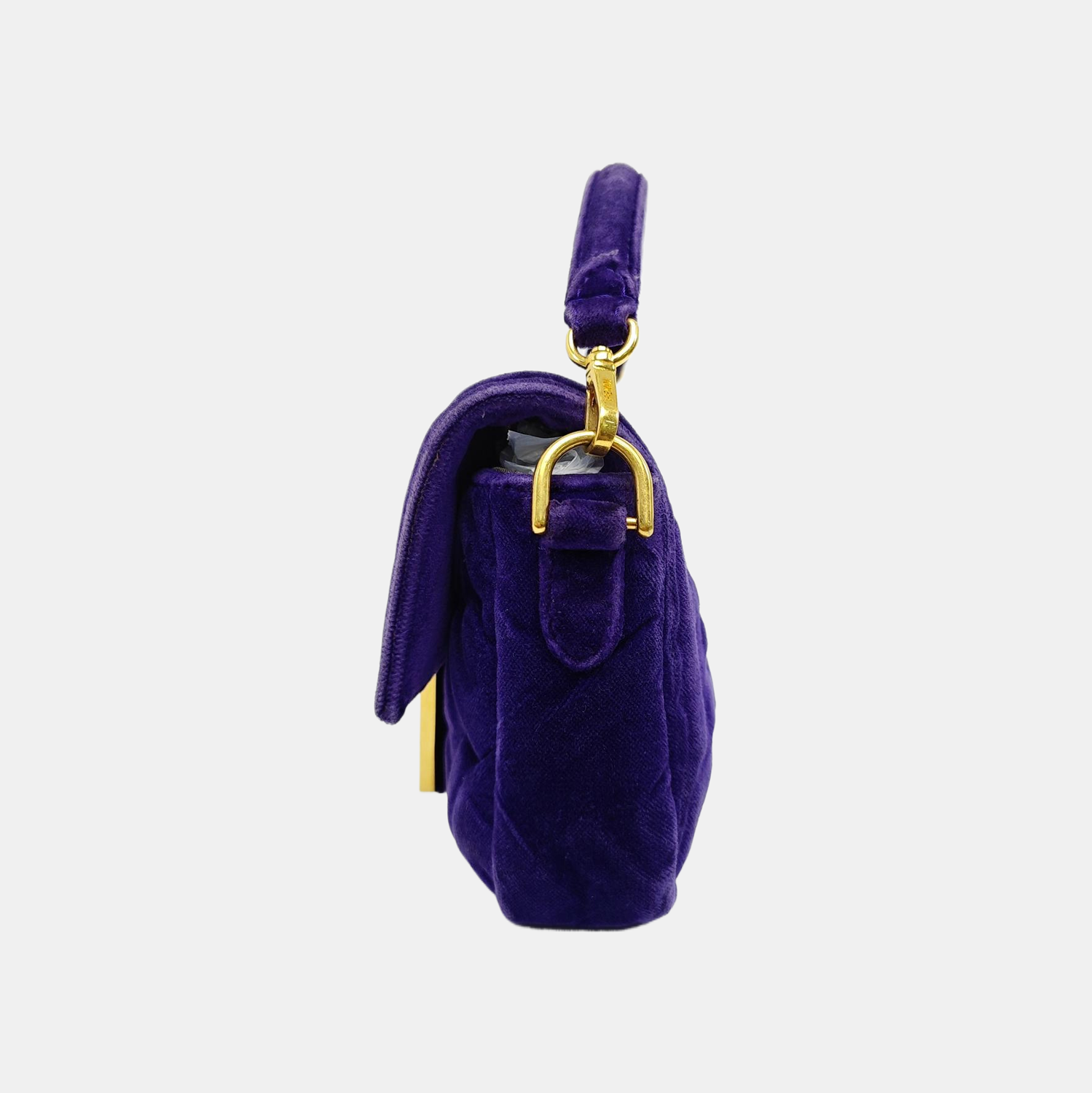 Baguette Mini Velvet Purple