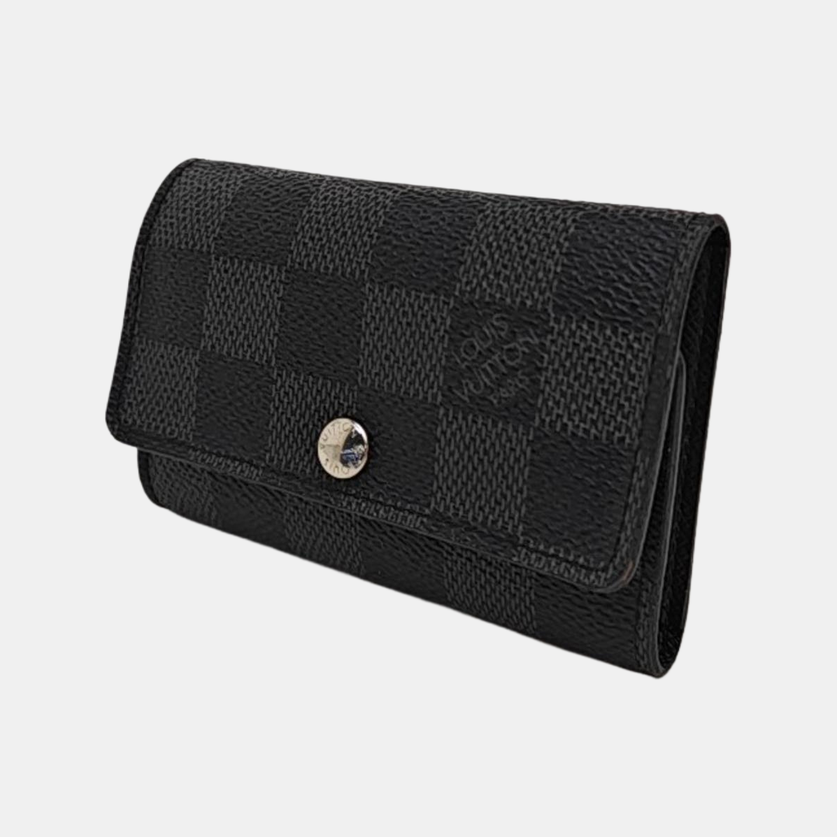 Damier Graphite Coated Canvas Wallet Gray