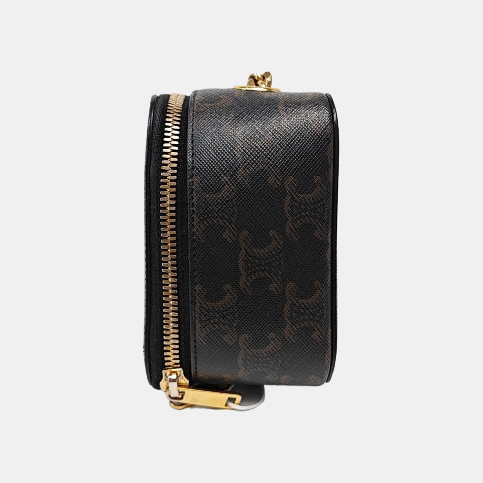 TRIOMPHE Mini Quilted Coated Canvas Black