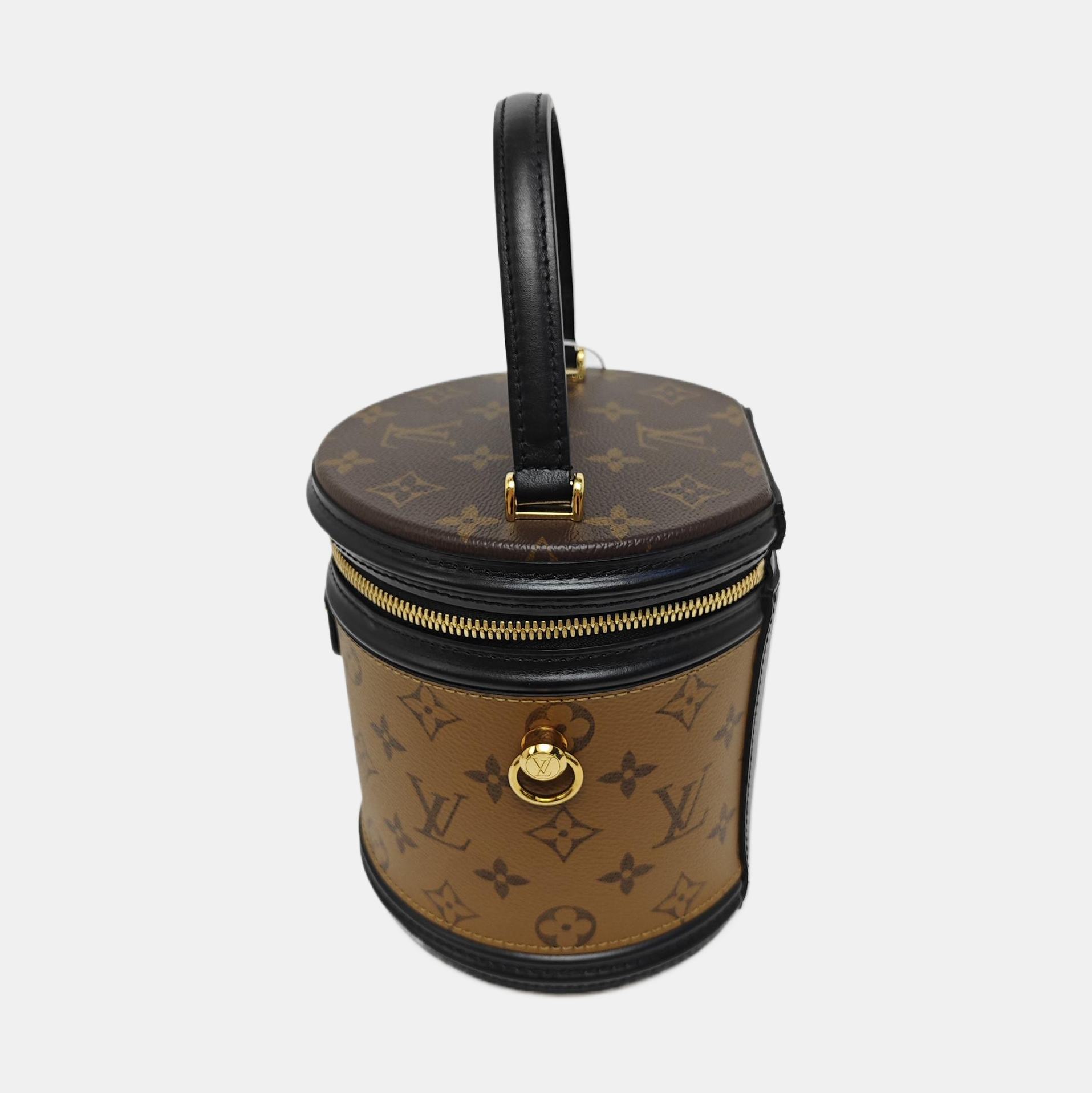 CANNES PM Monogram Coated Canvas Brown