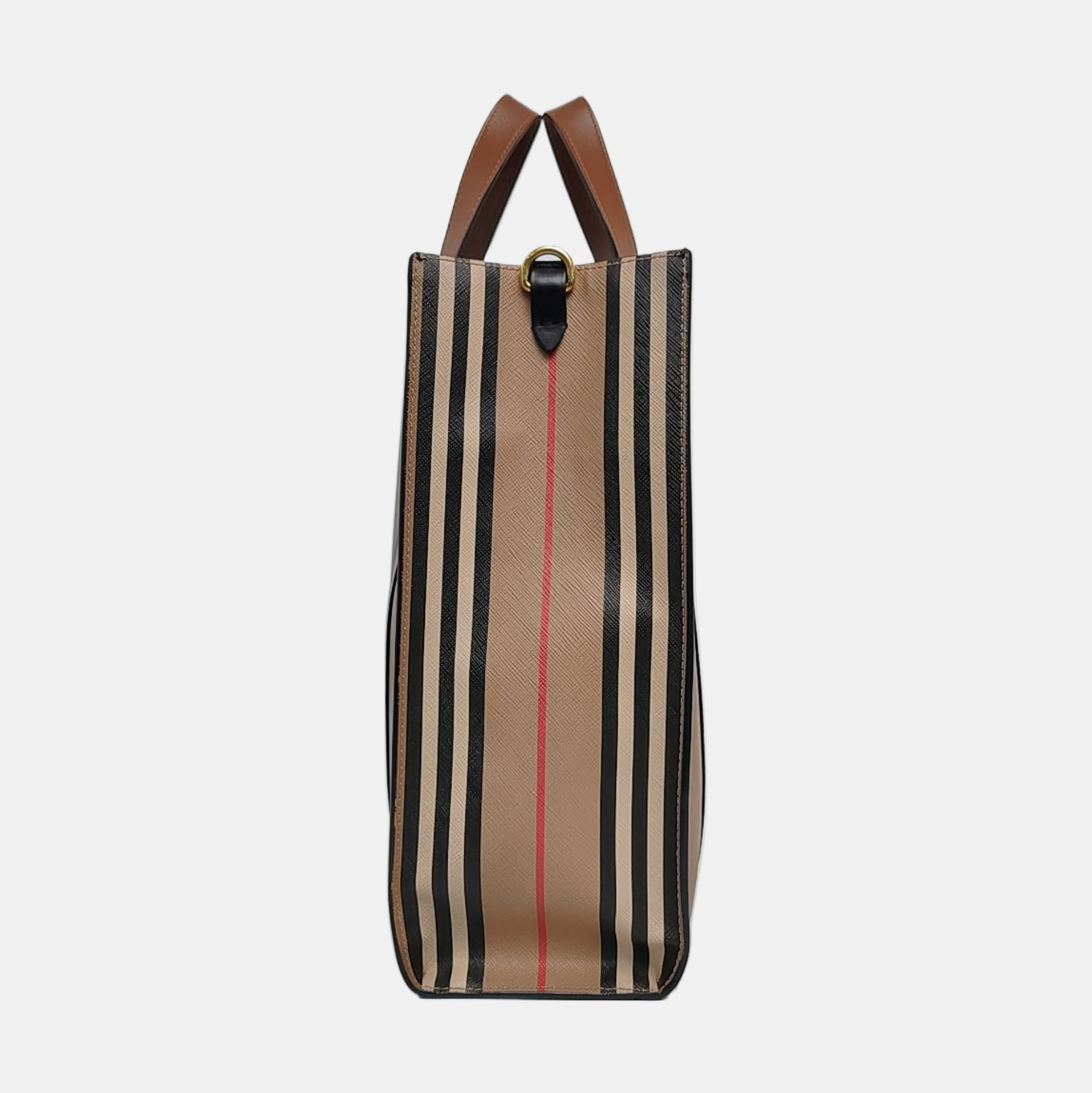 Coated Canvas Small Beige