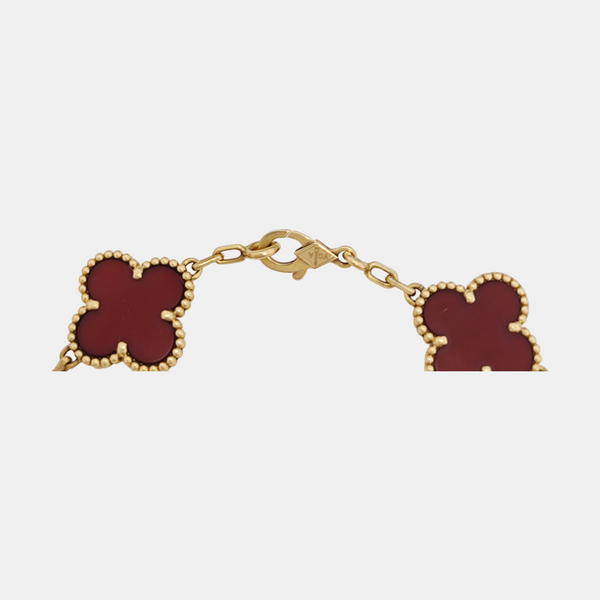 Vintage Alhambra 18k Gold Bracelet