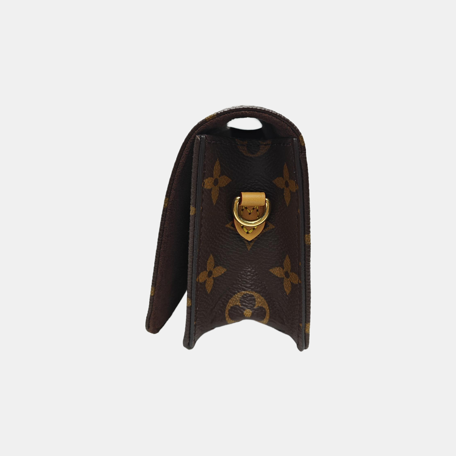 Lily Monogram Coated Canvas Brown