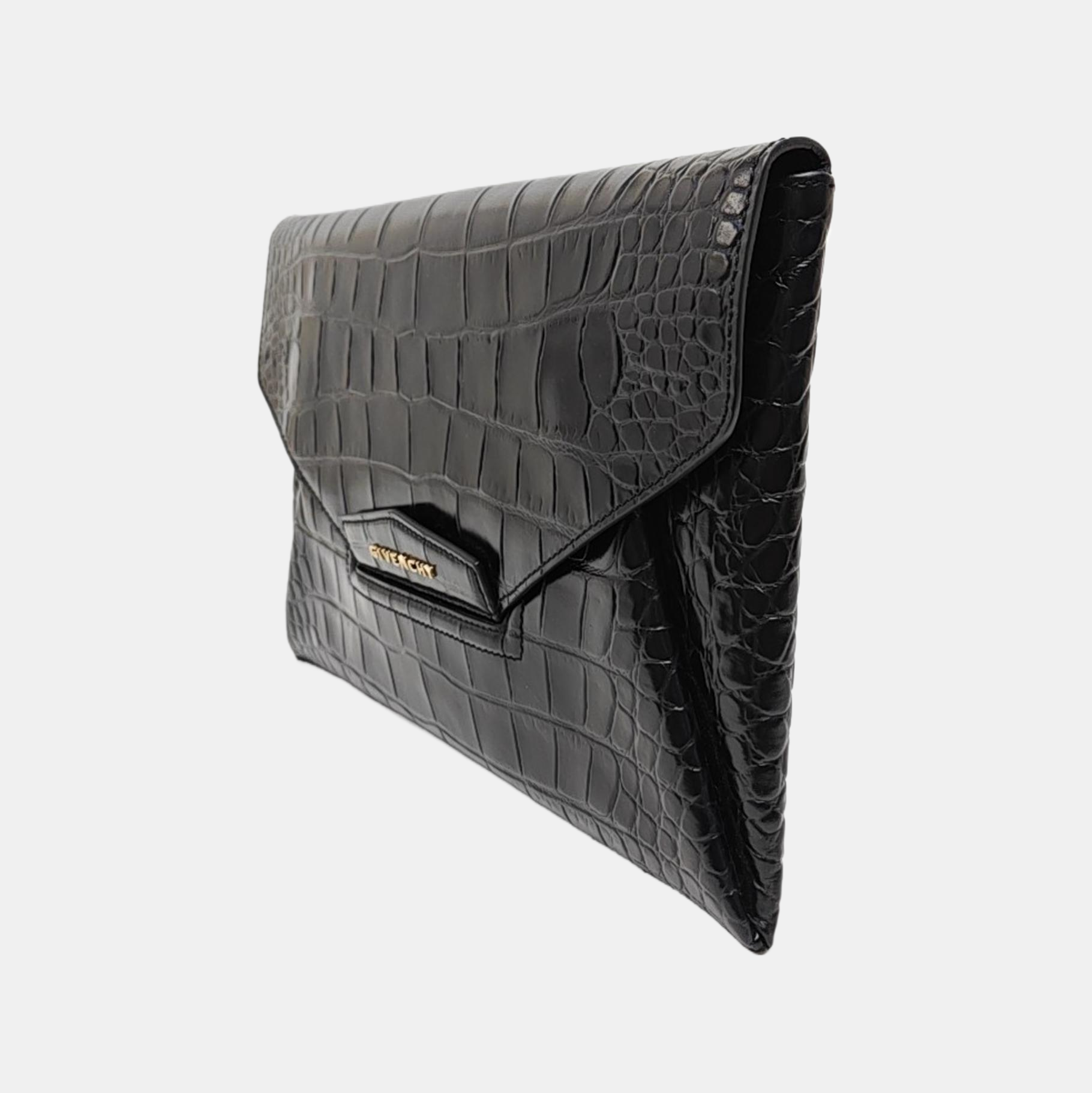 Calfskin Clutch Black