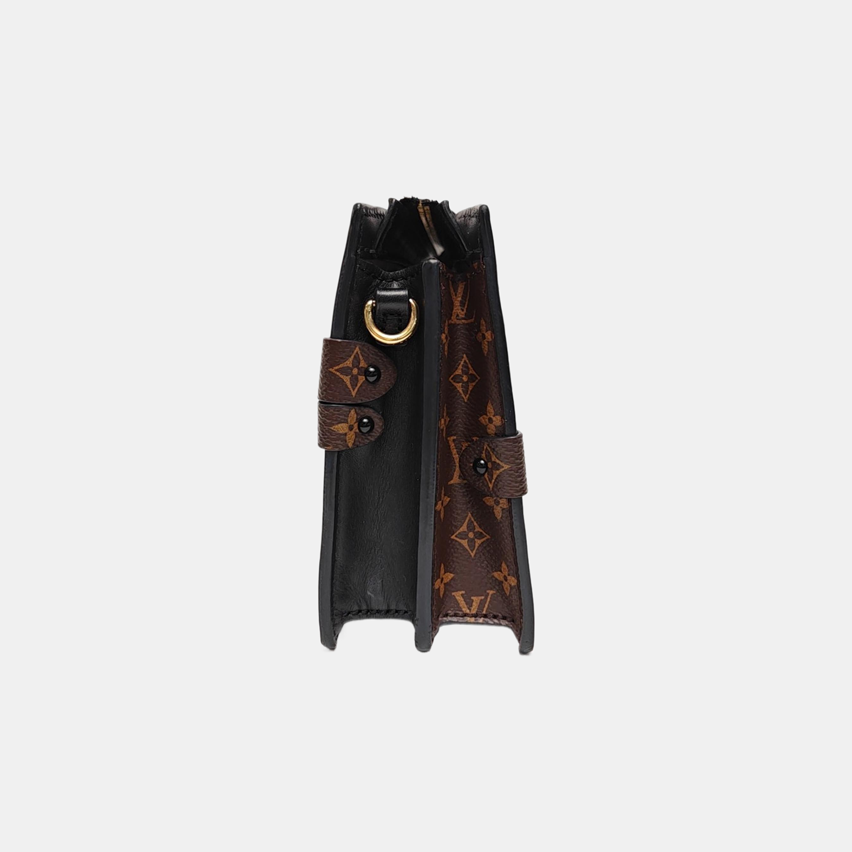 TRUNK Monogram Coated Canvas Brown