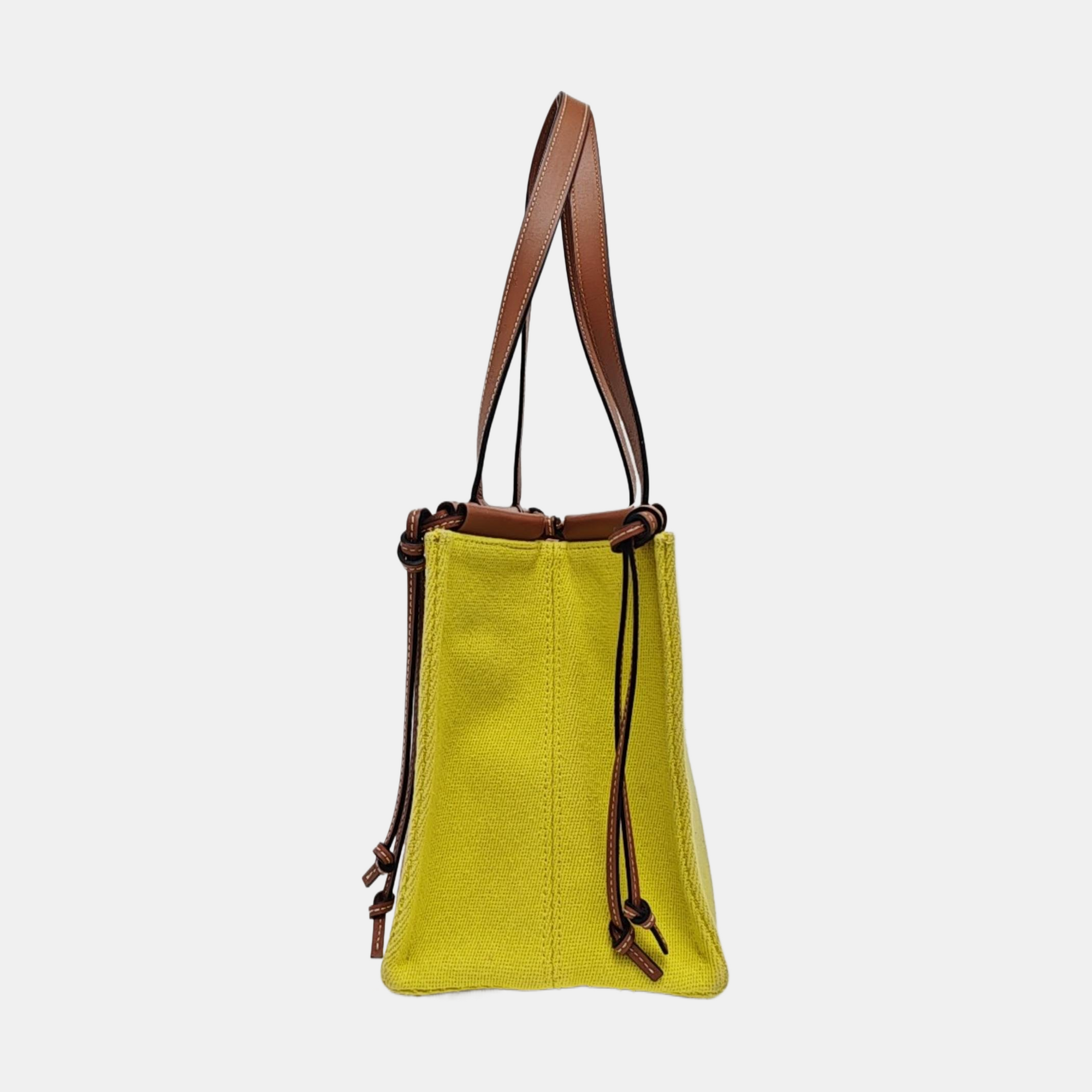 Cushion Small Canvas Yellow