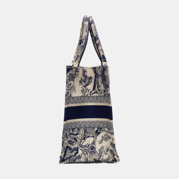 Book Tote Medium Canvas Blue