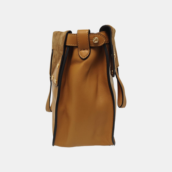 Flip Large Calfskin Brown