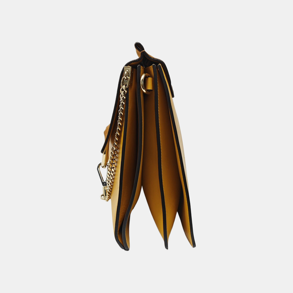 Faye Medium Calfskin Yellow