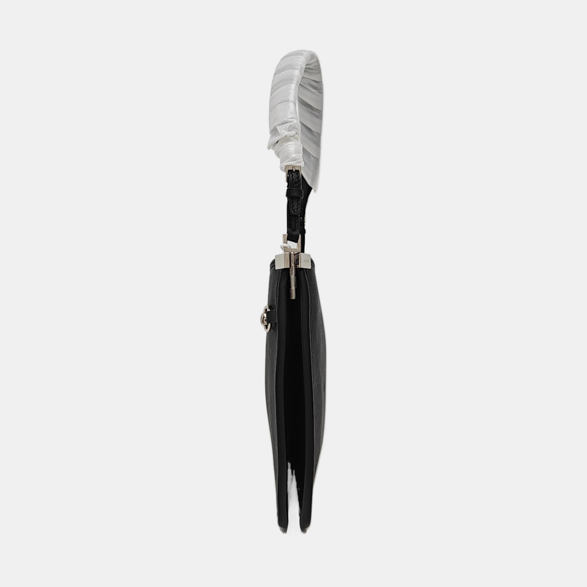 Horsebit Slim Small Calfskin Black