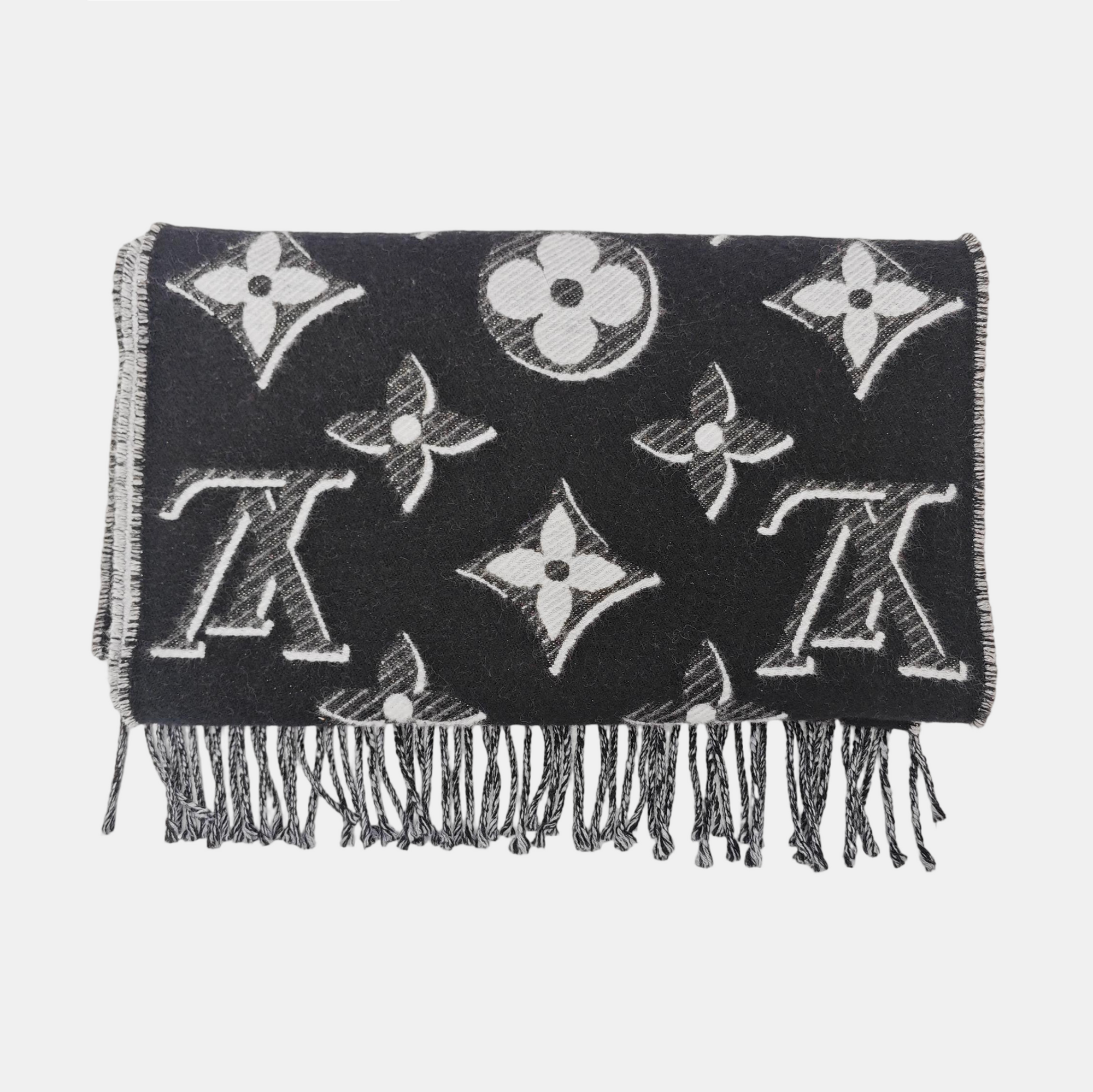Wool Scarf Black