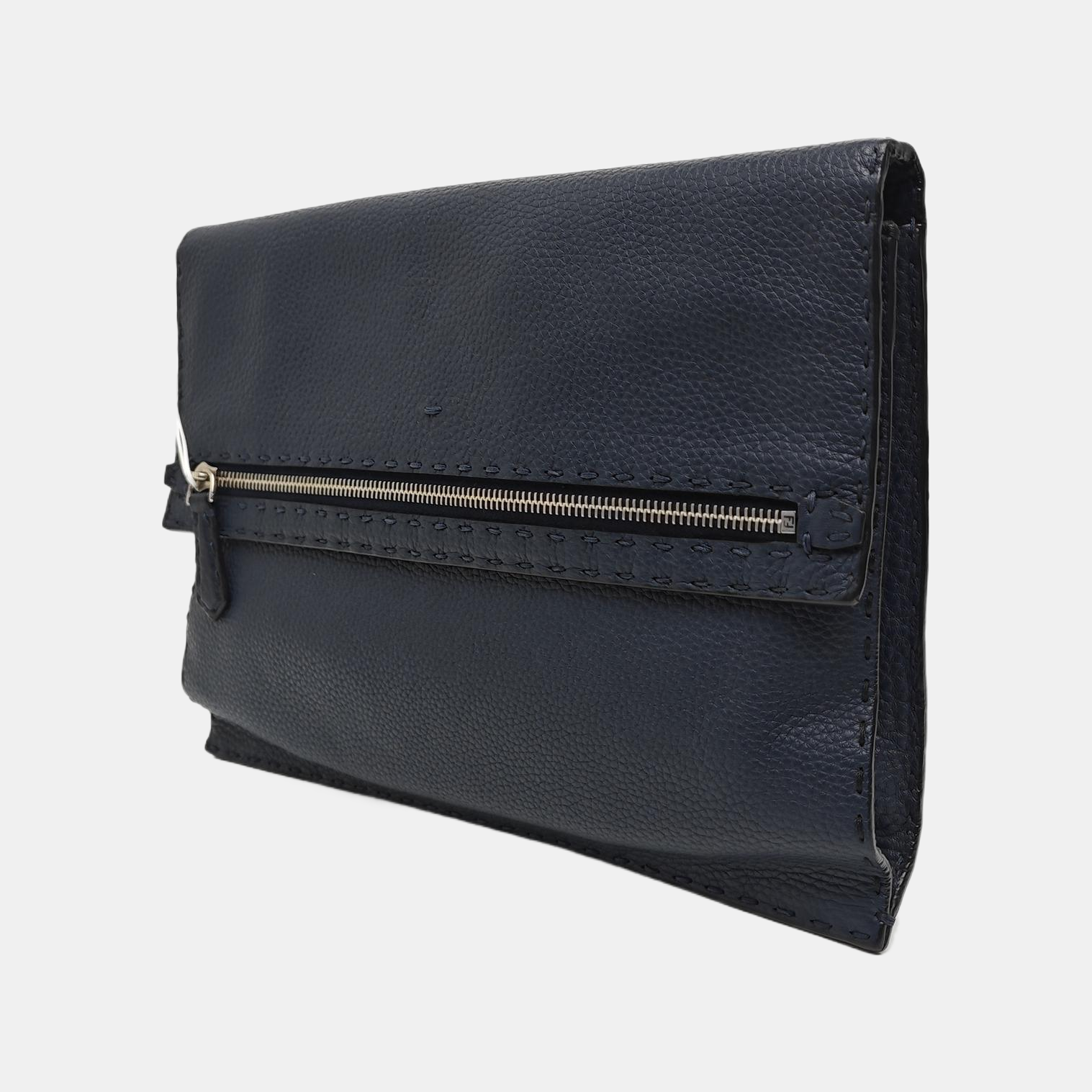 Calfskin Clutch Blue
