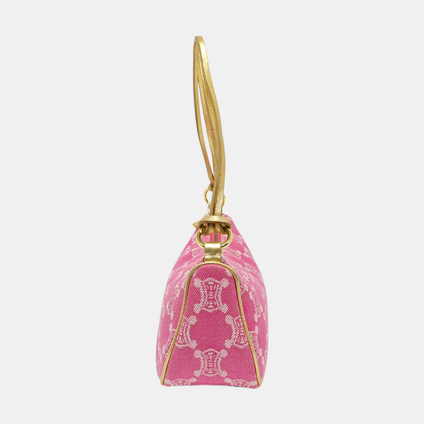 Canvas Top Handle Bag Red