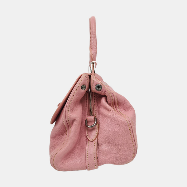 Calfskin Shoulder Bag Pink