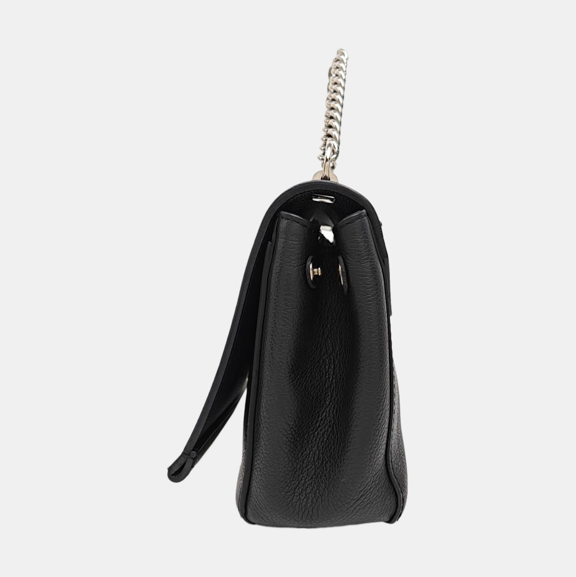 LOCKME BB Calfskin Black