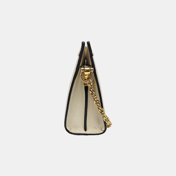 Ophidia Small Calfskin White