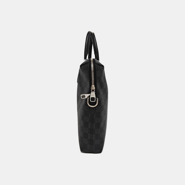 PORTE-DOCUMENTS Damier Graphite Coated Canvas Black