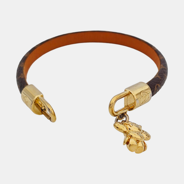 ALMA Coated Canvas Brown Bangle