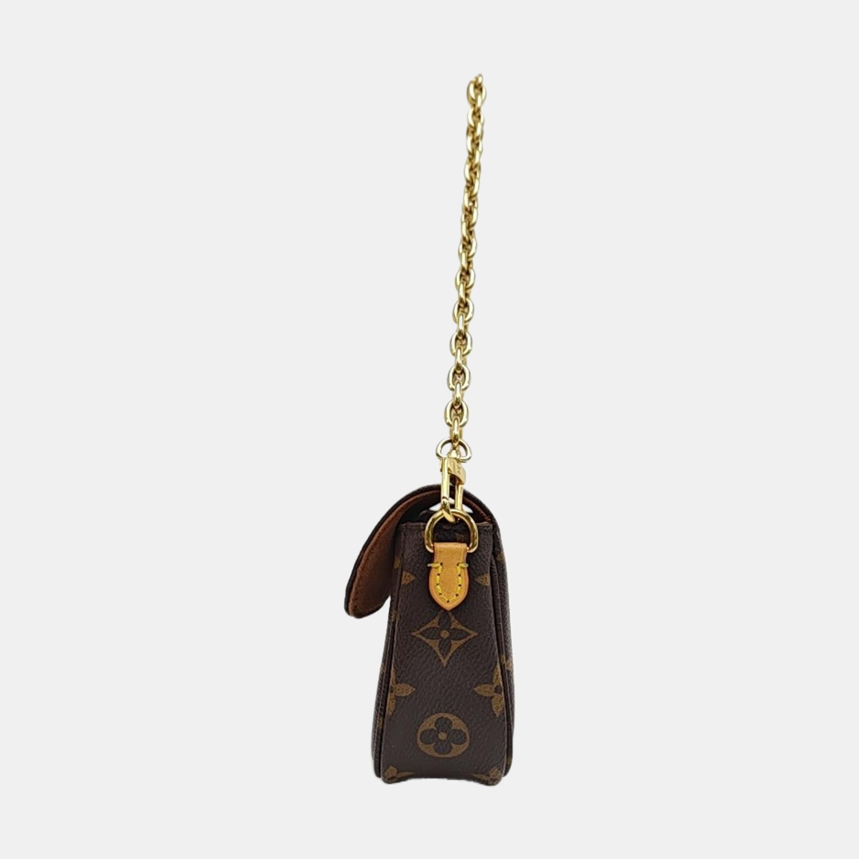 IVY Monogram Coated Canvas Brown